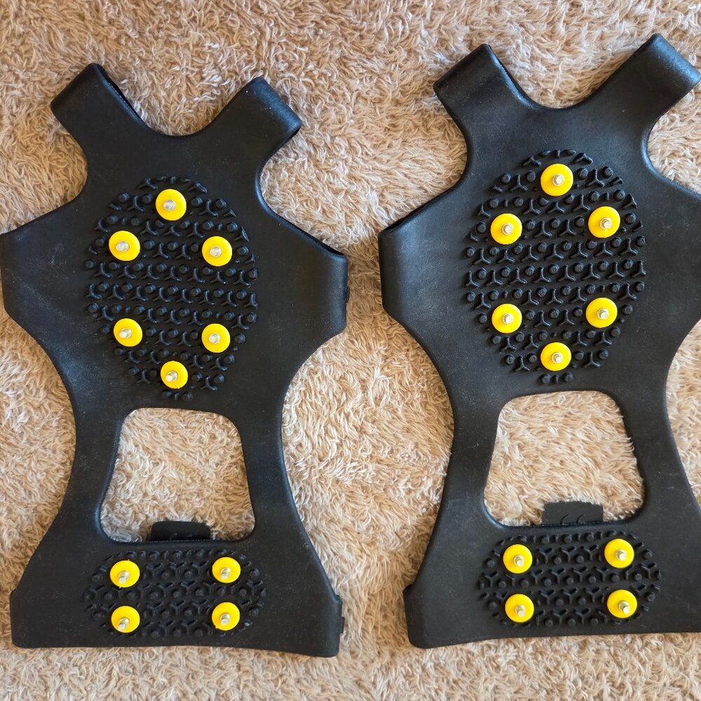 XL Ice Traction Cleats – 10-Stud Anti-Slip, Like New